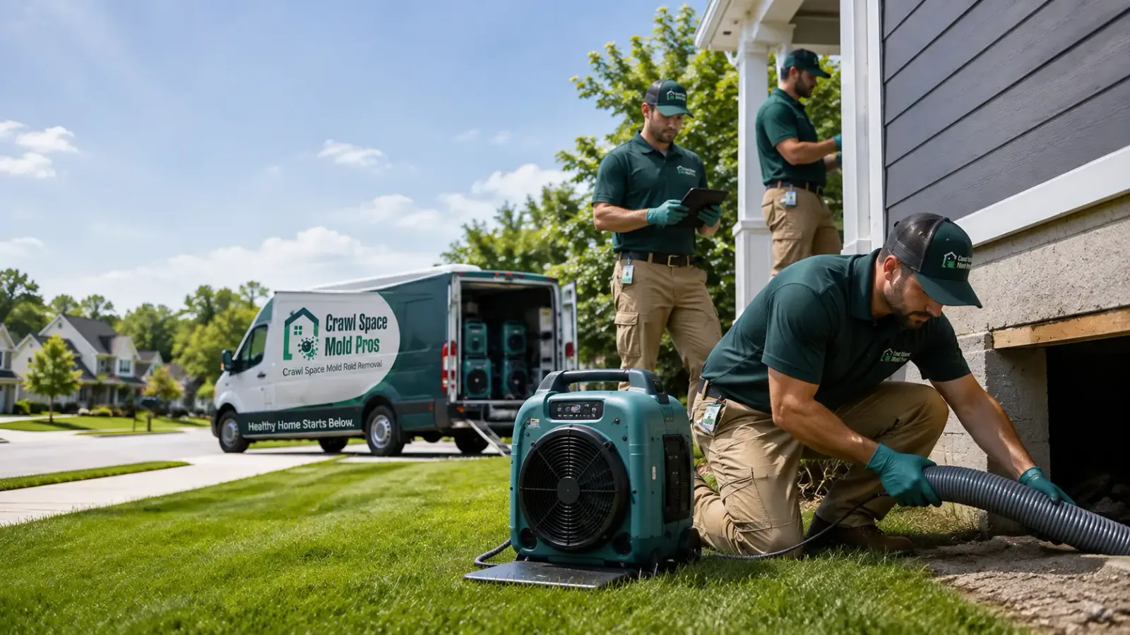 Crawl Space Mold Removal in Farwell, MI